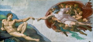 Lukisan Pencipta dan Adam